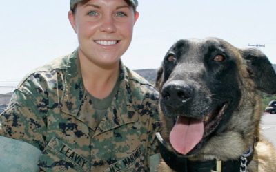 Military Diva of the Week: former Marine Cpl. MEGAN LEAVEY and SGT Rex
