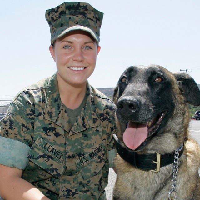 Military Diva of the Week: former Marine Cpl. MEGAN LEAVEY and SGT Rex